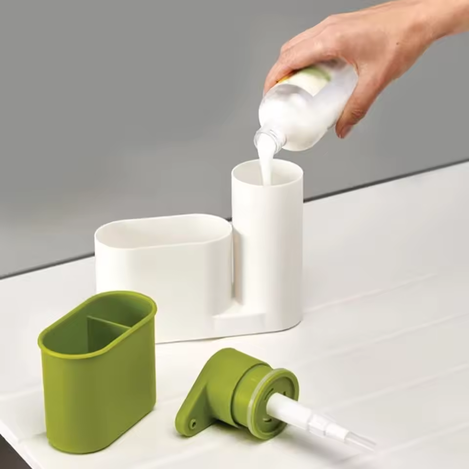 Soap Dispenser with Brush Holder Zaynab Mart