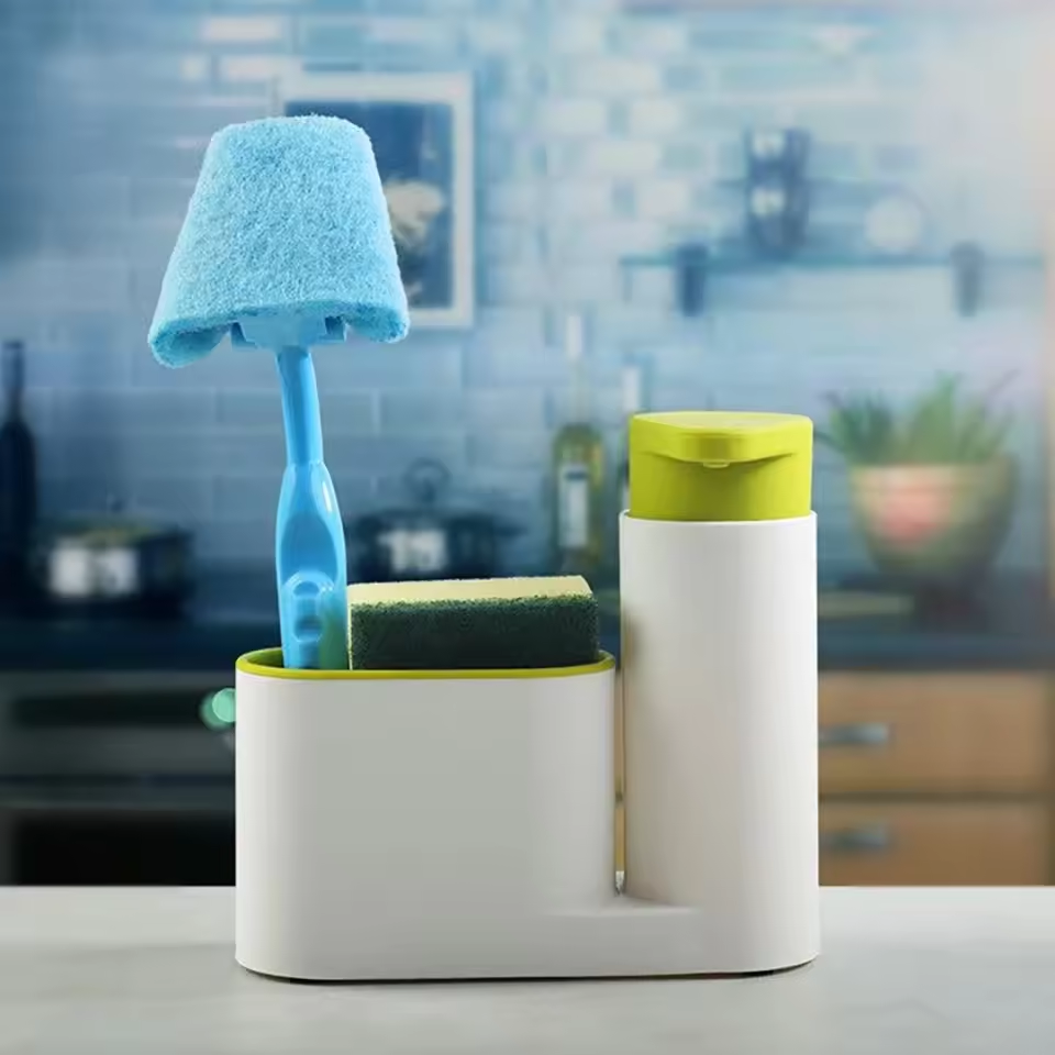 Soap Dispenser with Brush Holder Zaynab Mart