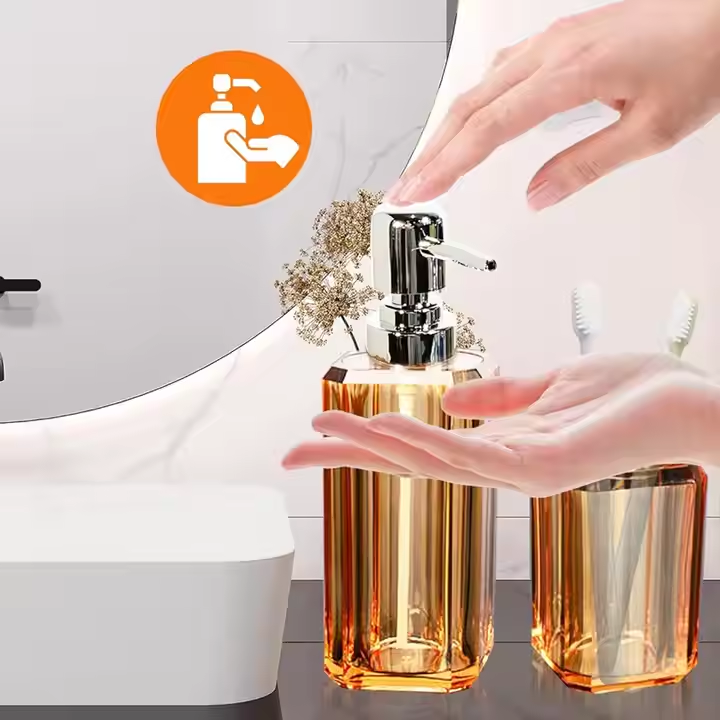Acrylic Bathroom Accessories Set 04 Pcs - zaynabmart.pk