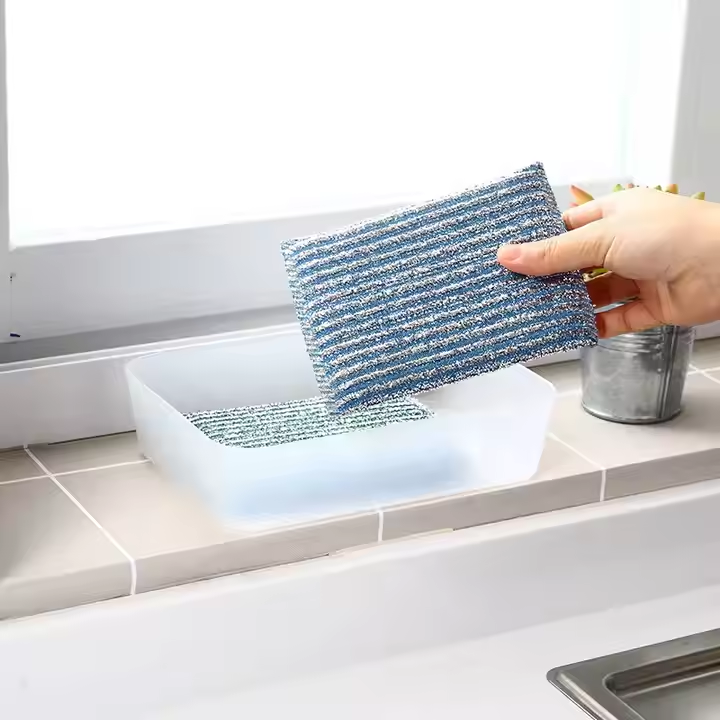 4Pcs Colorful Cleaning Sponge Zaynab Mart