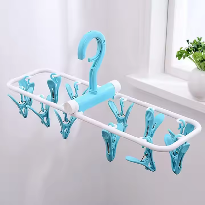 12 Clip Cloth Drying Hanger Zaynab Mart